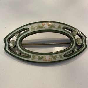 Vintage Sterling & Enamel Pin